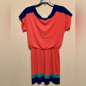 Trina Turk Coral Mini-dress, Size Small